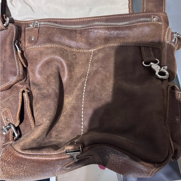 🌟HOST PICK🌟 Vintage ROOTS Milano Tribe Messenger / Laptop  Shoulder Bag✨ - Picture 13 of 16